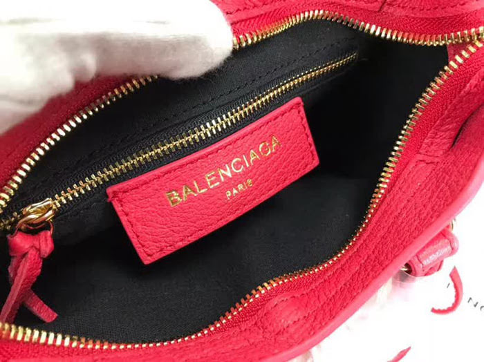 BALENCIAG巴黎世家 經典機車 原版山羊皮 包邊五金款 簡單時尚風格 手提肩背斜挎包  BL1430